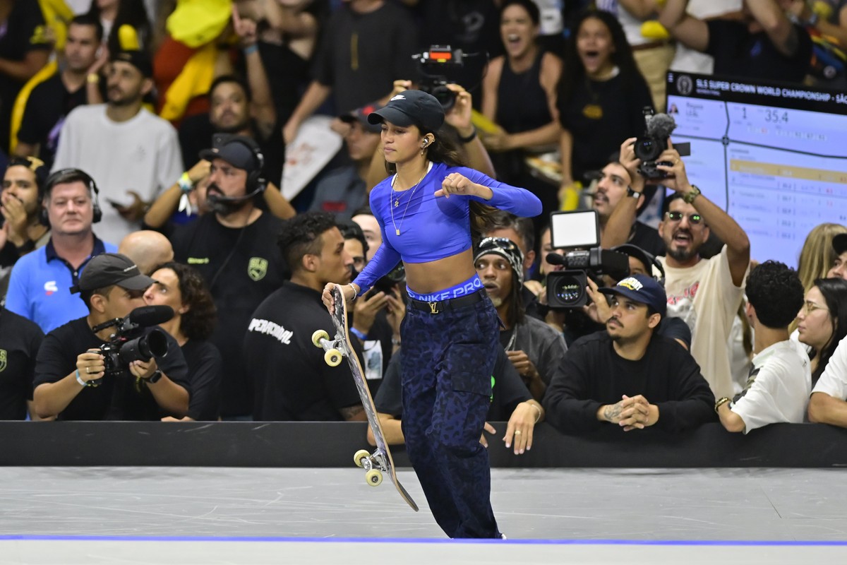 Rayssa Leal se torna primeira tricampeã da história do skate street | Esporte