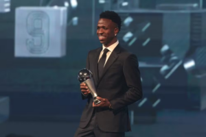 Vinícius Júnior é eleito pela FIFA o melhor jogador do mundo em 2024