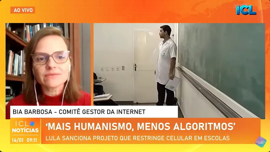 Bia Barbosa: Proibição de celulares nas escolas traz famílias para debate das techs
