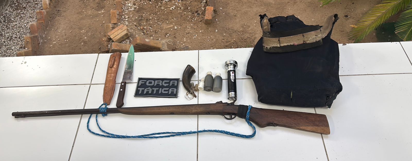 Força Tática Nova Russas apreende arma de fogo em Ararendá – Blog Tony Sales