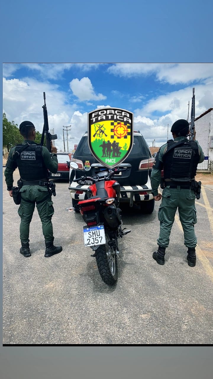 Força Tática apreende motocicleta com indícios de adulteração em Crateús – Blog Tony Sales