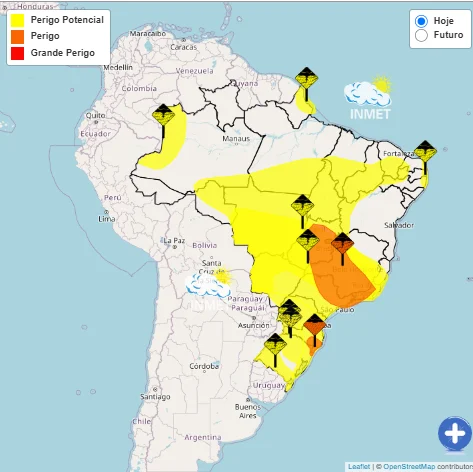 Janeiro termina com temporais em quase todo o Brasil