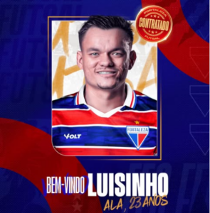 Natural de Morada Nova, ala Luisinho é anunciado como novo reforço do Fortaleza Futsal