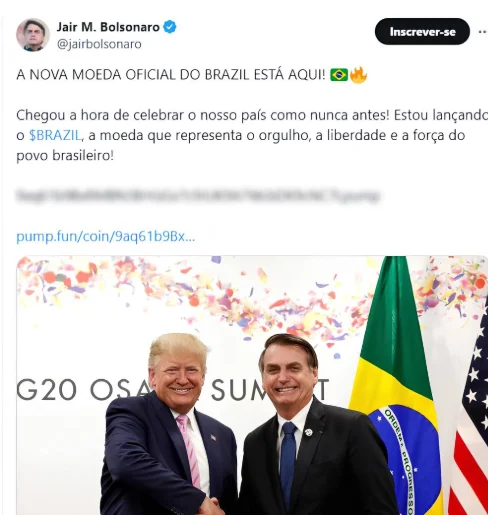 Perfil de Bolsonaro em rede social foi invadido e roubado, diz Carlos