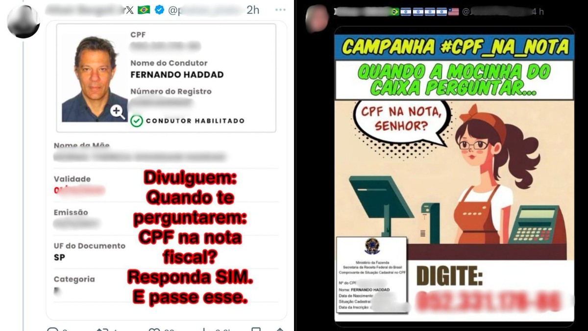 Fazenda pede que PF investigue compartilhamento do CPF de Haddad em redes sociais | Política
