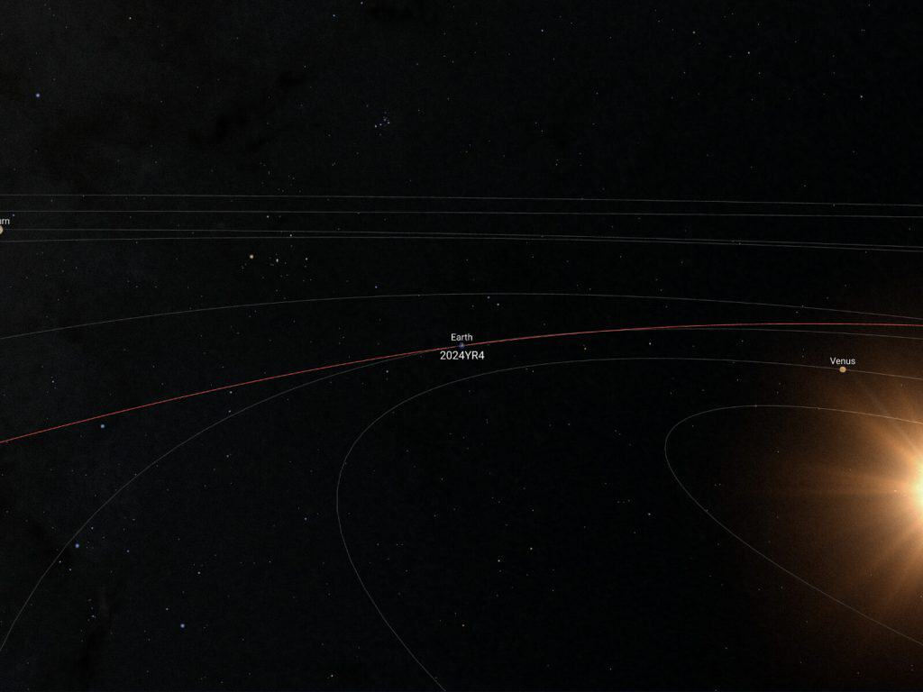 Asteroide que poderia colidir com a Terra é gravado no espaço