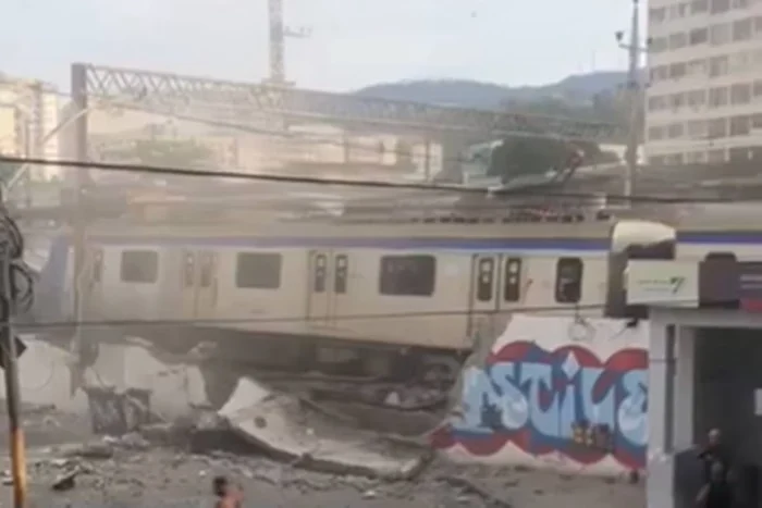 Calor de 71º na linha férrea deforma trilhos e faz trem descarrilar no Rio