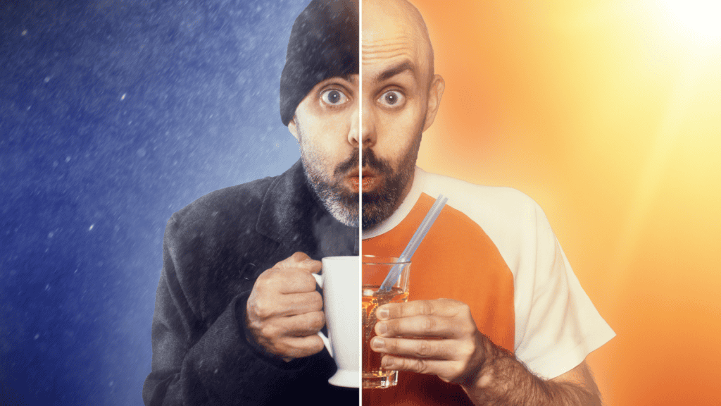 Como a garrafa térmica mantém algo quente ou frio?