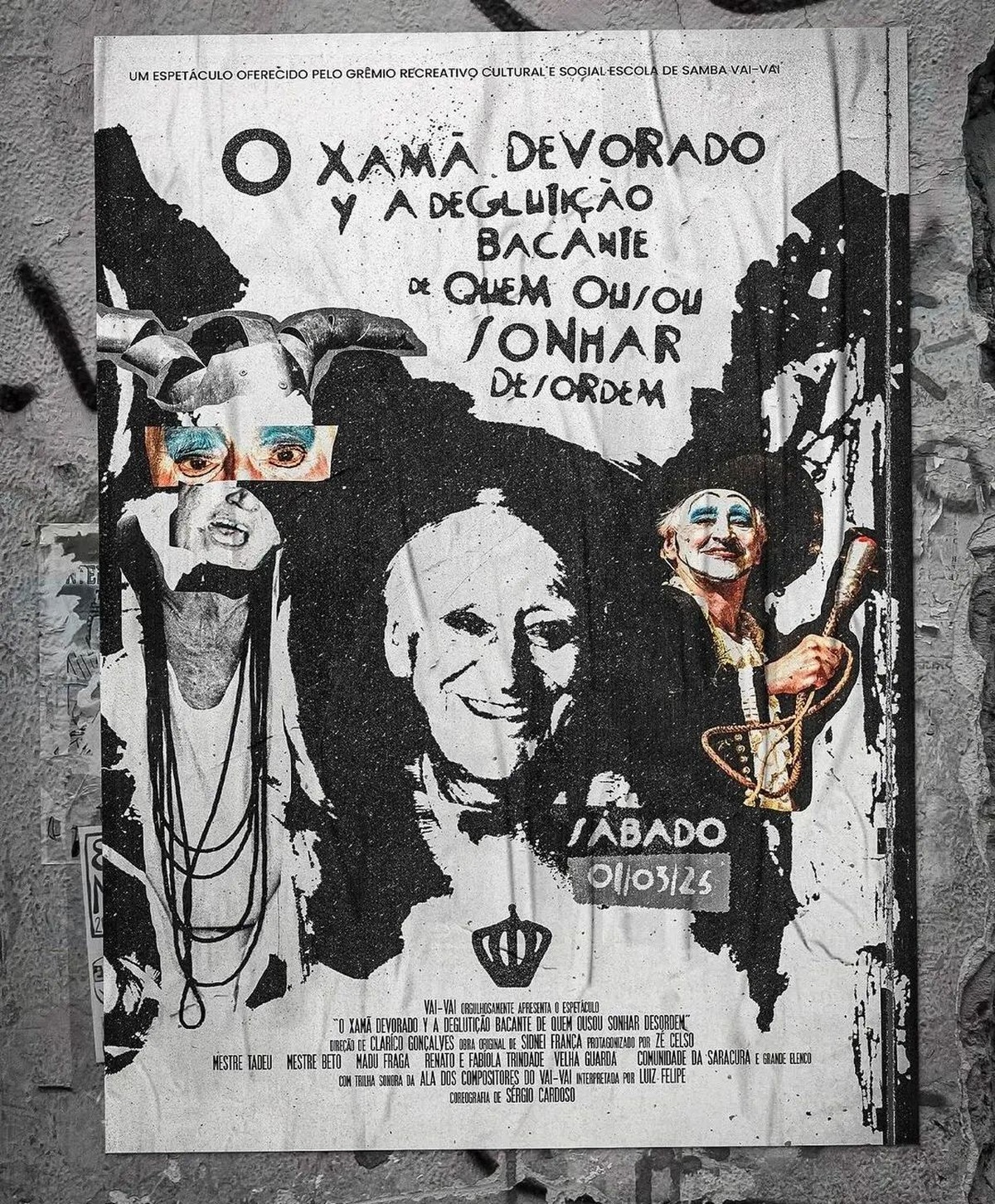 Vai-Vai prepara devoração da arte de Zé Celso no amanhecer | Carnaval