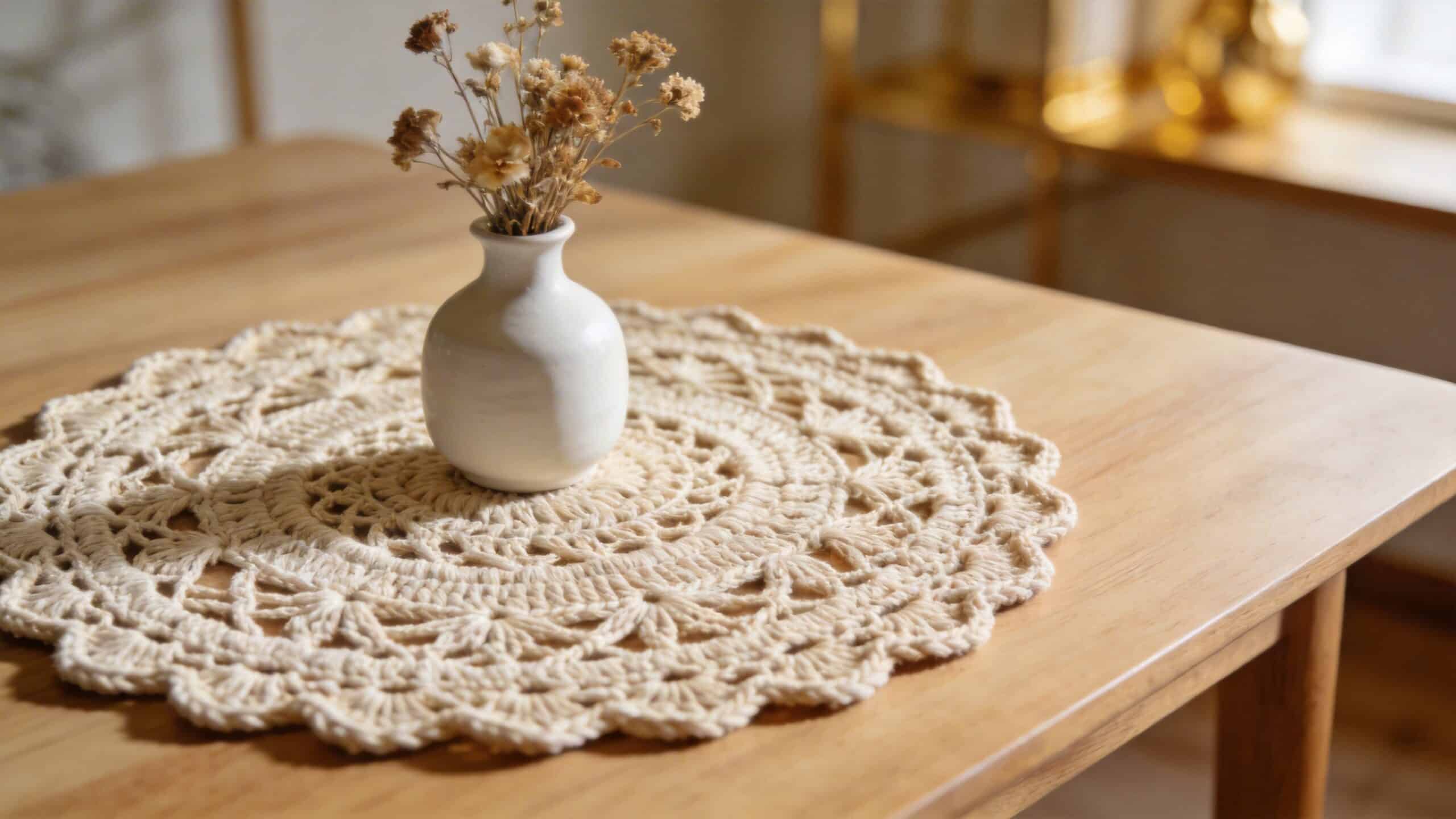 10 Modelos de Centros de Mesa em Crochê que Vão Revolucionar a Decoração do Seu Lar
