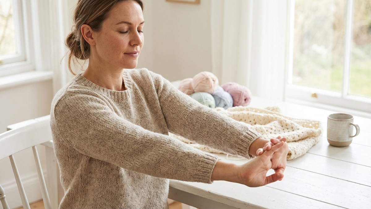 Alongamento para Crochetar: Reduza as Dores nas Mãos e Pulsos!