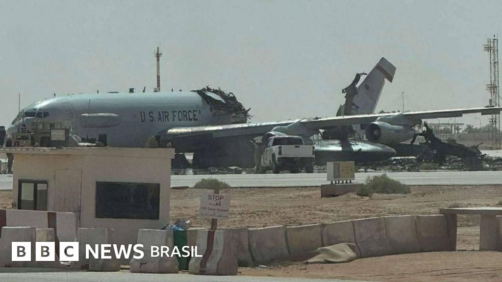 Avião de Espionagem dos EUA Destruido por Drone Irano na Arábia Saudita: Fotos comprovam