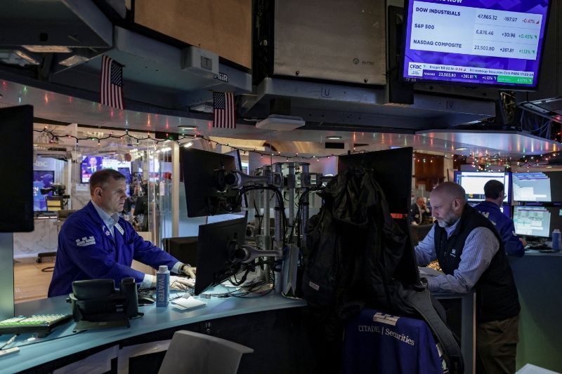 Bolsas dos EUA operam em alta após impulso no setor financeiro