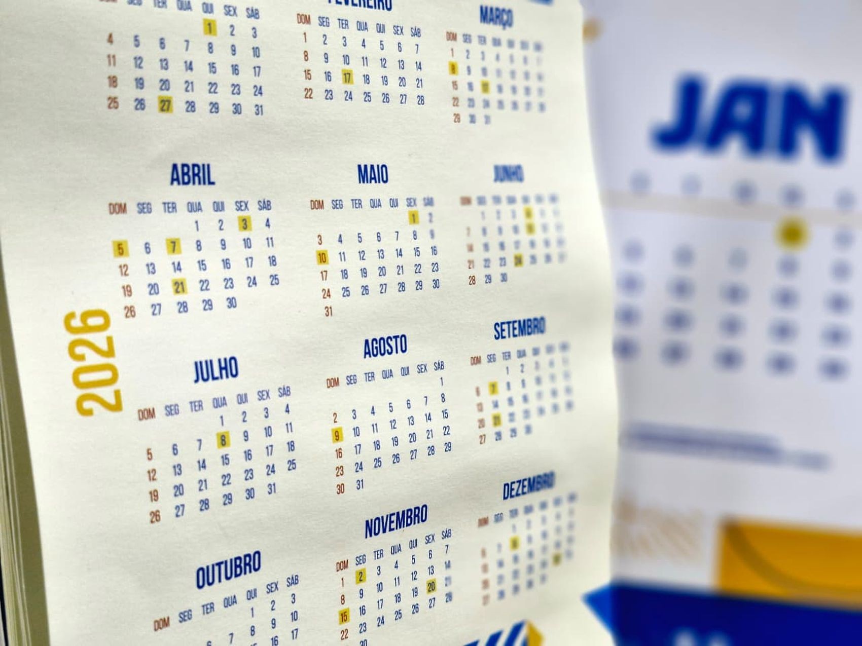 Calendário 2026: veja feriados, principais datas, eleições e Enem no PI