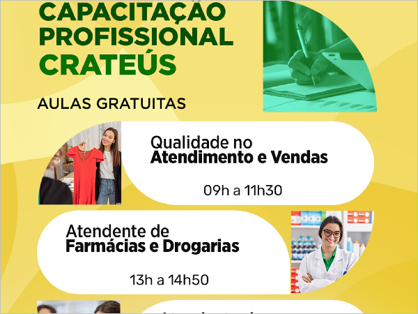 Capacitação Profissional Gratis em Crateús: Oportunidades de Carreira Aguardam!