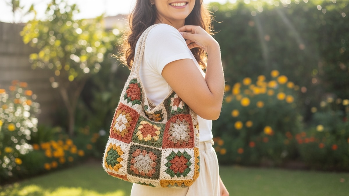 Como Criar Bolsas de Crochê Estilosas com Quadradinhos Lindos e Criativos para Alta Moda