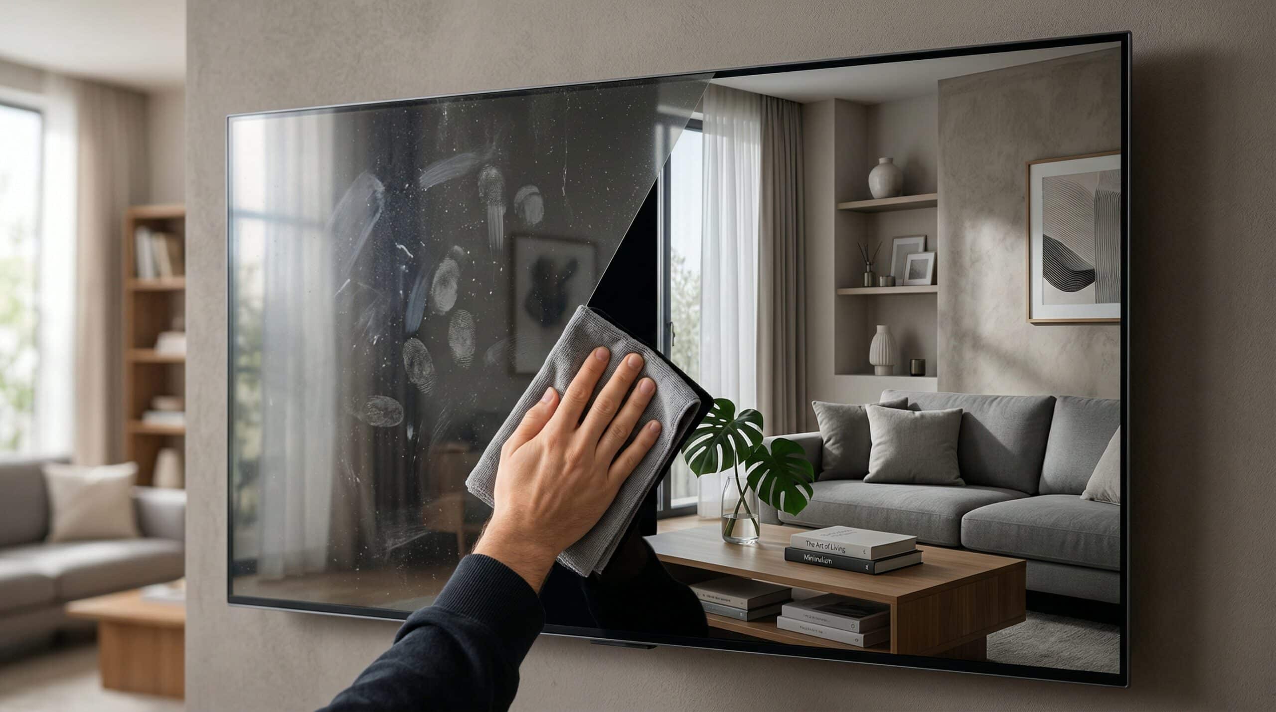 Como Limpar a Tela da Sua TV com Apenas 1 Ingrediente: Água