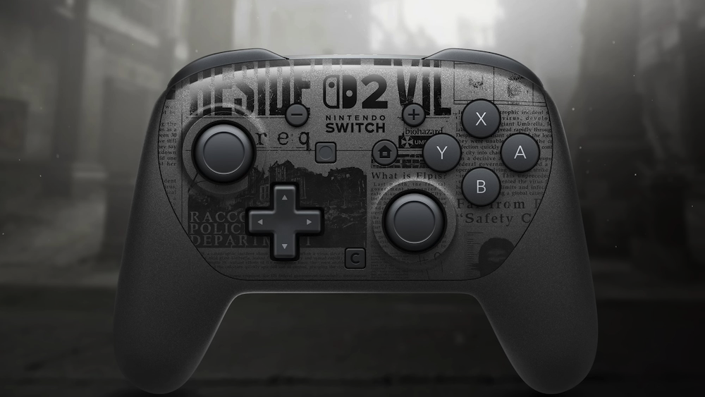 Compre Agora: Pro Controller do Switch 2 com Visual de Resident Evil Requiem