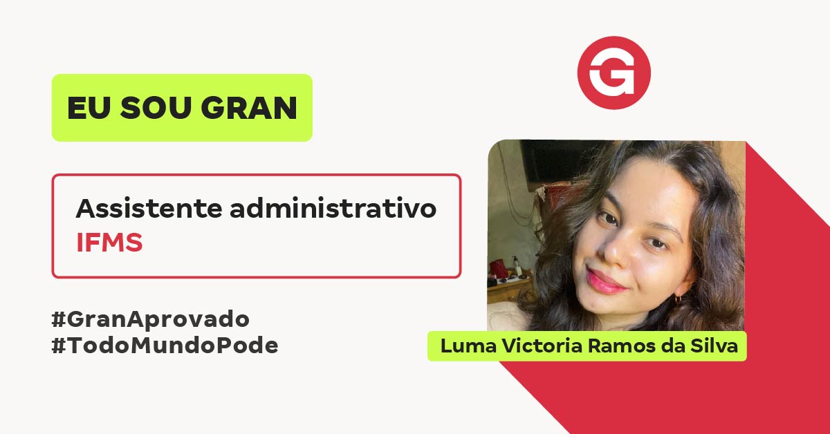 Concurso IFMS: Como a Luma S. Aprovou com Foco e Determinação