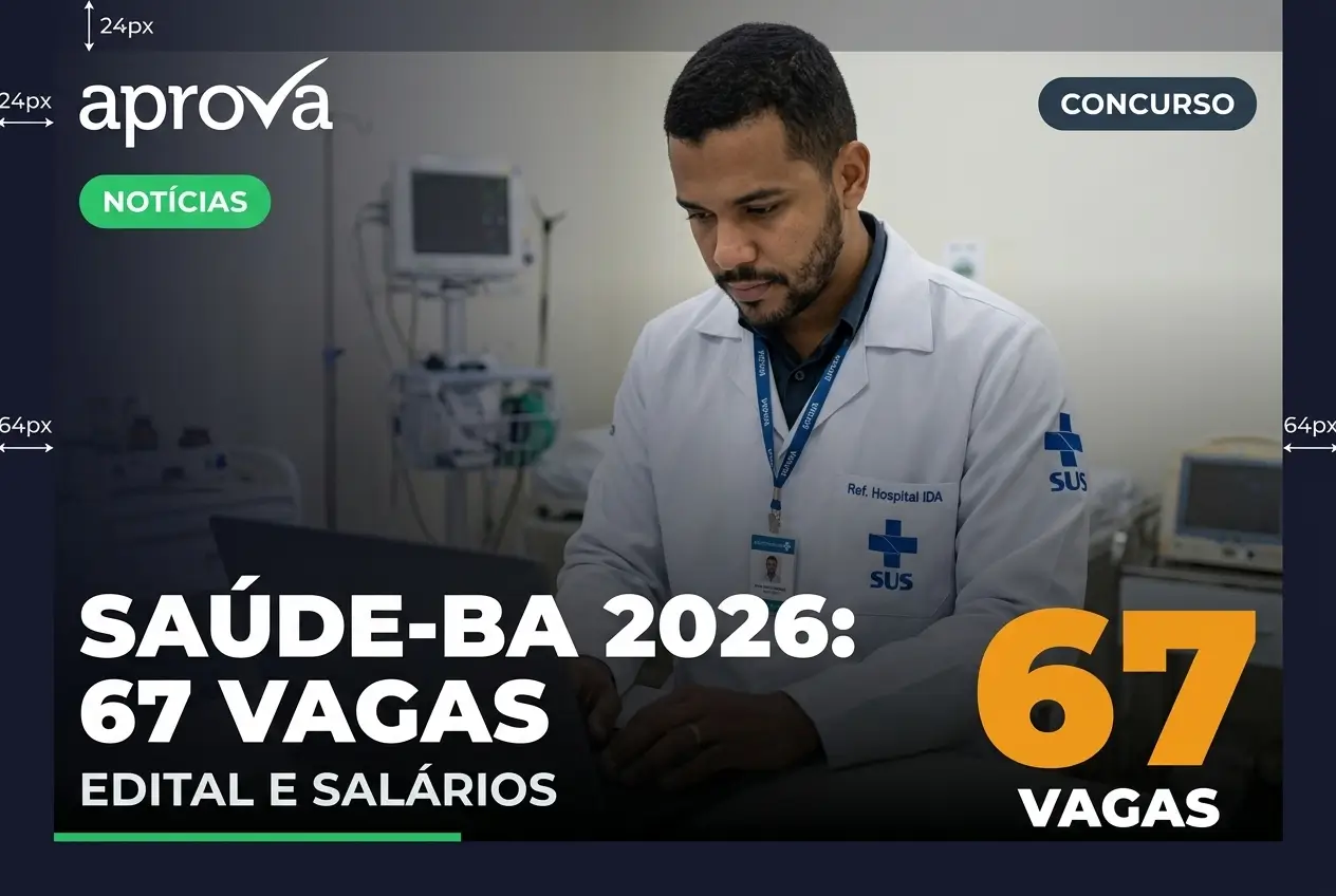 Concurso Prefeitura de Saúde-BA 2026: 68 Vagas para Desenvolvedores Comunitários | Salários Iniciando a partir de R$ 1.621,00