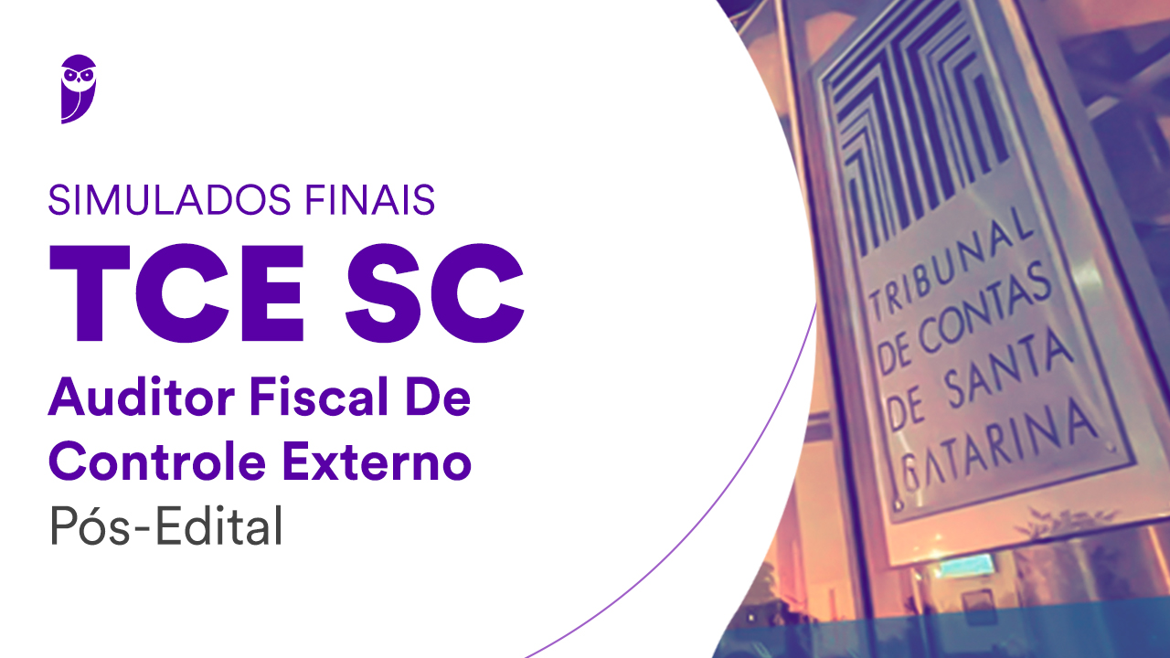 Concurso TCE SC 2026: Simulado Final para Aprovação Garantida!