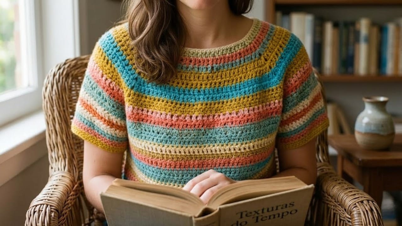 Conheça 5 Dicas de Crochê para Criar Blusas Elegantes e Estilizadas
