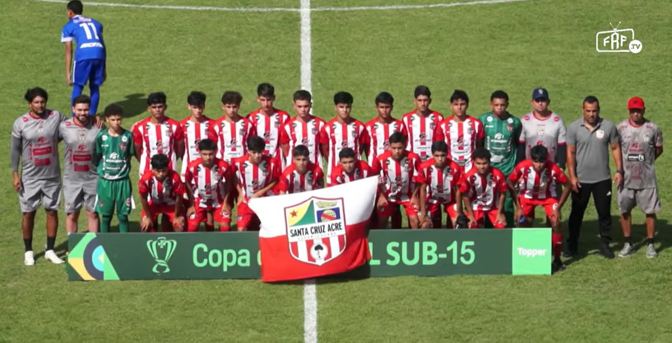 Copa do Brasil Sub-15: Santa Cruz-AC Empata Fora de Casa e Mantém Chances de Classificação
