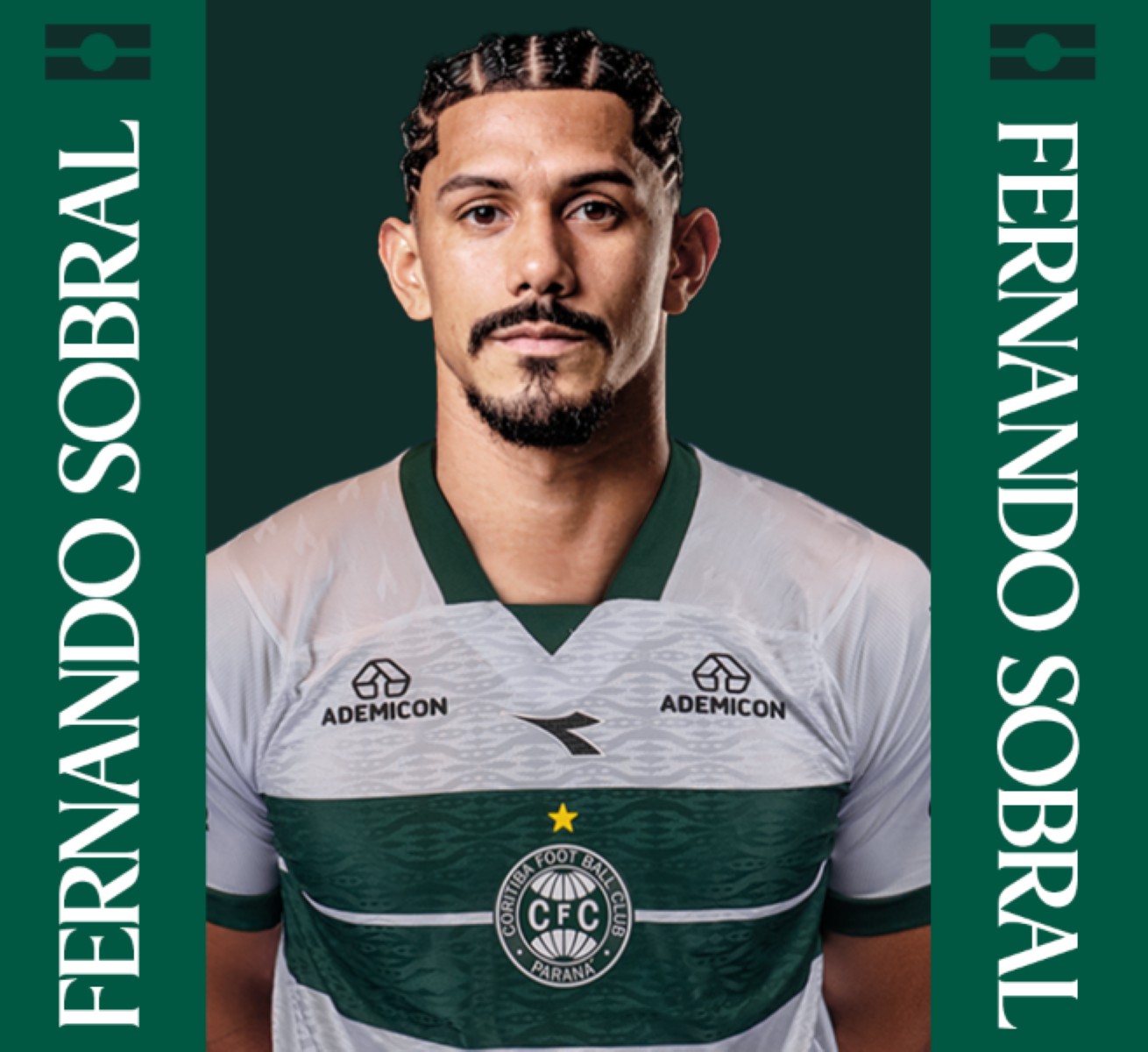 Coritiba anuncia a contratação de Fernando Sobral, ex-Ceará