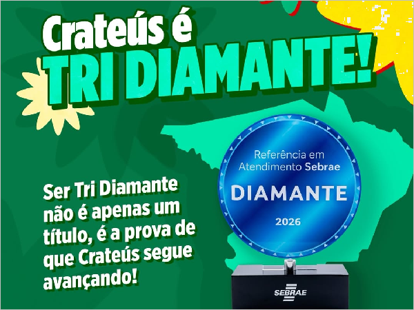 Crateús é reconhecido como um dos melhores lugares para empreender no Nordeste!
