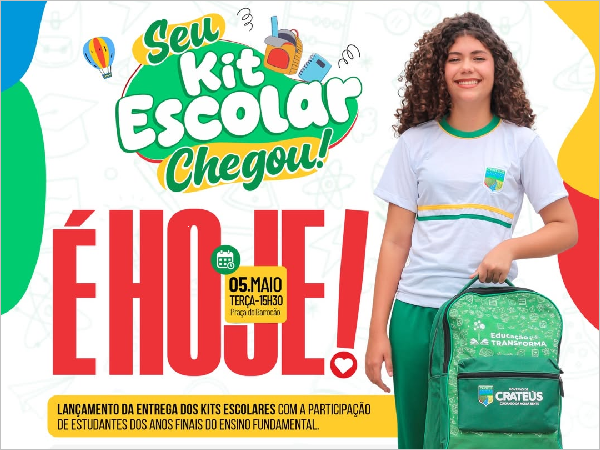 Crateús Entrega Mais de 12 Mil Kits Escolares: O Grande Dia!