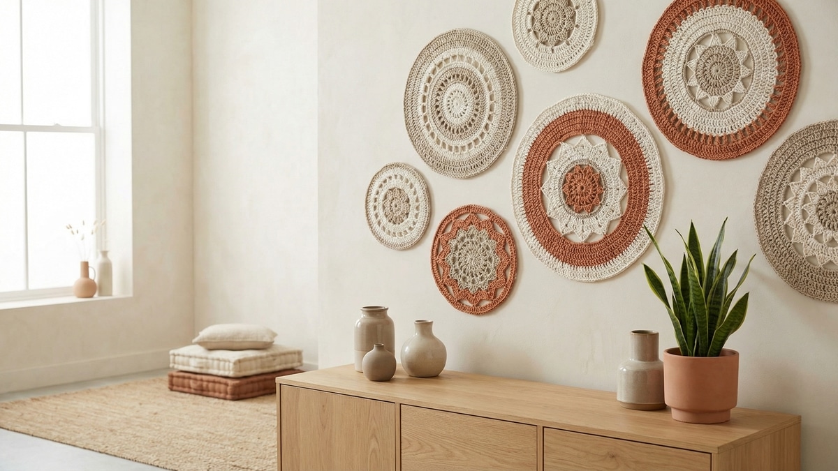 Crie um Ambiente Holístico com Mandalas de Crochê: Benefícios e Dicas de Decoração