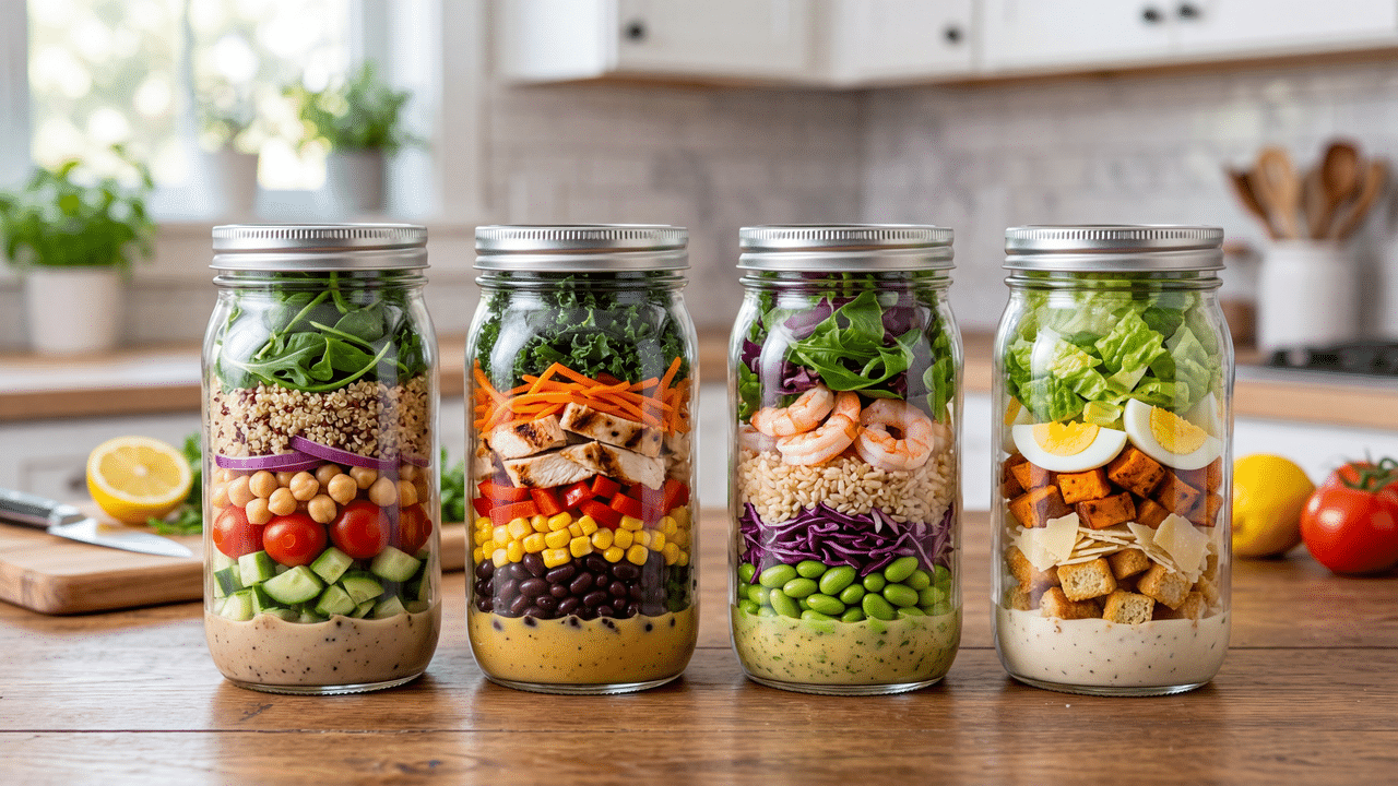 Crie uma Salada de Pote Que Dura a Semana: Segredos e Dicas para Não Perder a Croância