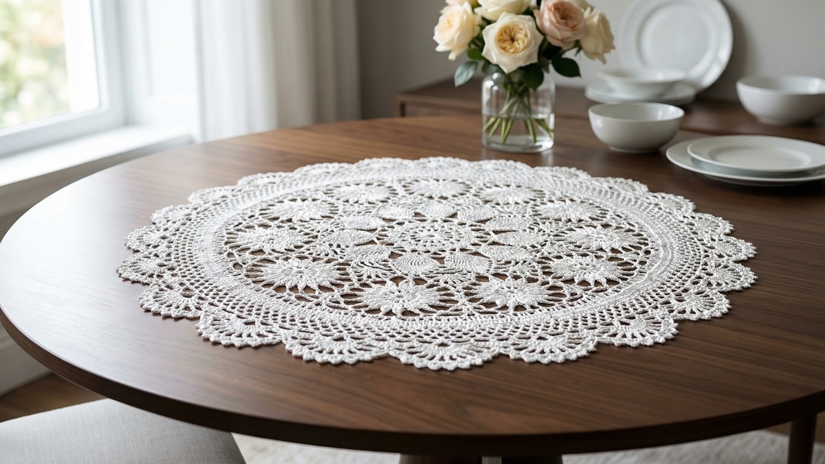 Decore sua Sala de Jantar com Centros de Mesa em Crochê de Luxo: Dicas e Inspirações
