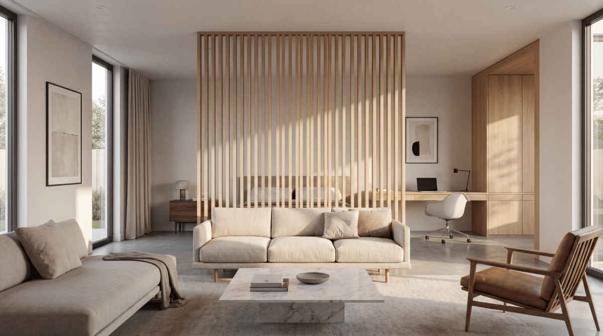 Divisórias de Decoração: O Segredo para Separar Espaços sem Perder a Conexão