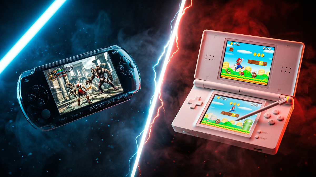 Duelo de Titãs: Nintendo DS vs PSP - A Batalha que Definiu o Mercado de Portáteis