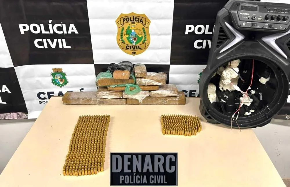 Dupla de Varjota é Presa com Quase Quatro Quilos de Maconha e Munições - Fim do Tráfico