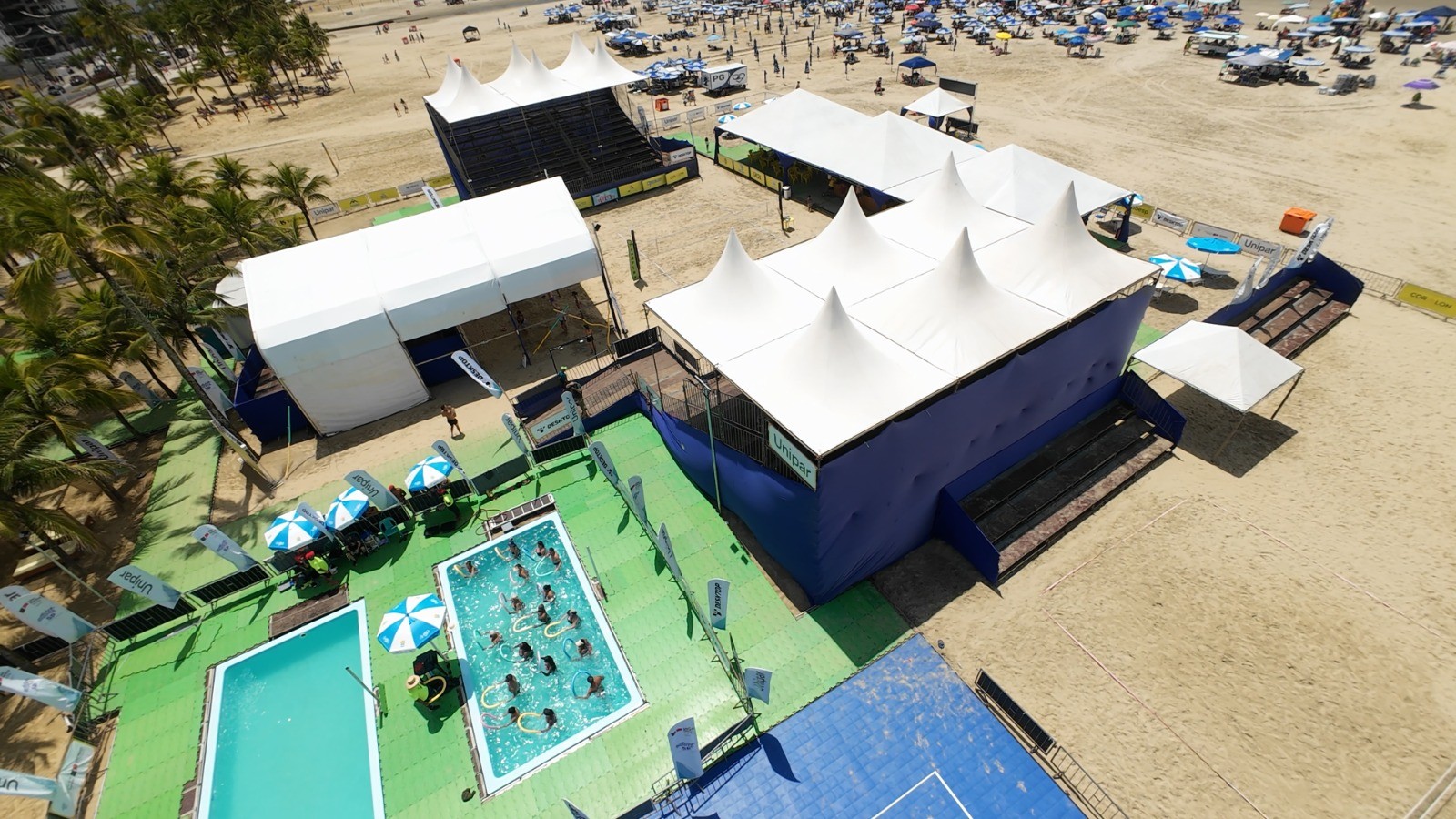 Estação Verão recebe competições de vôlei, futevôlei e beach tennis em Praia Grande