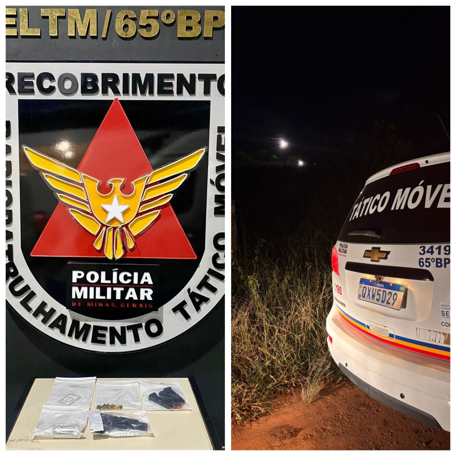 Homem ameaça pai e é preso com arma de fogo na zona rural de Minas