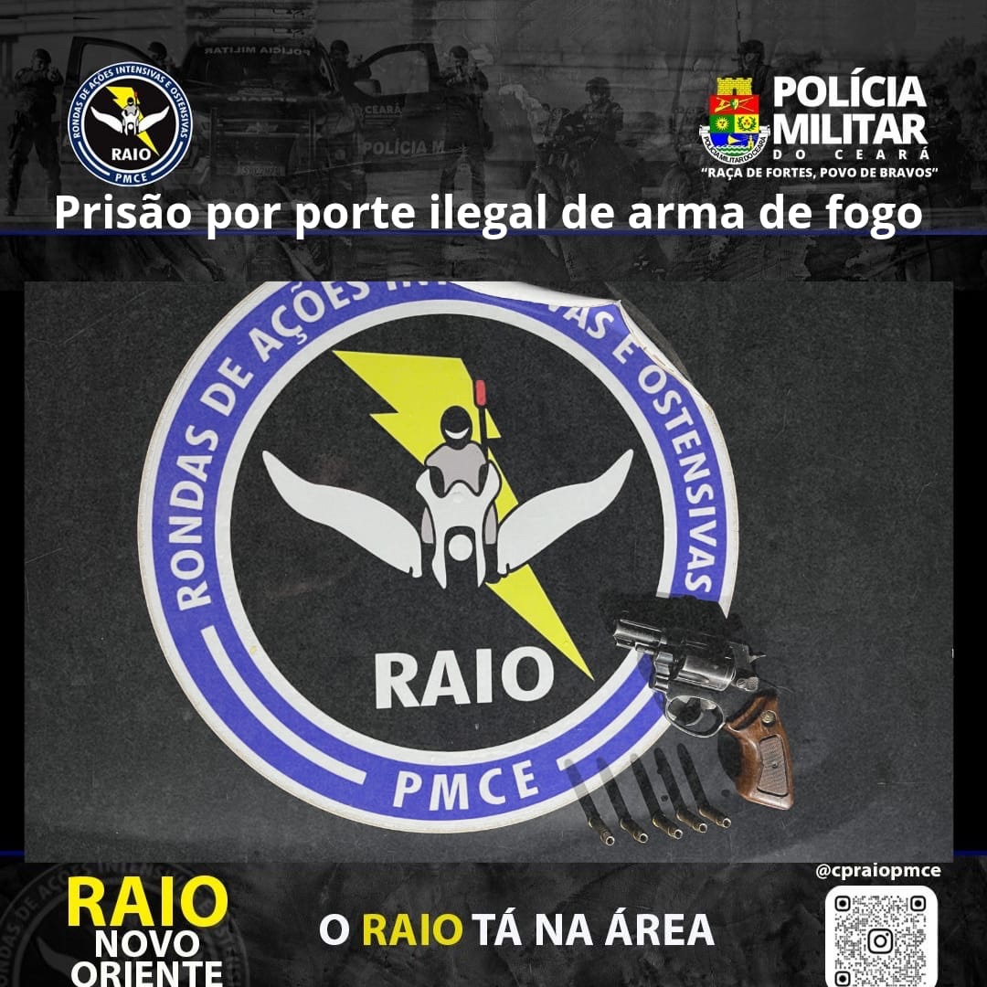 Homem é Preso com Arma de Fogo em Novo Oriente: Conheça o Caso
