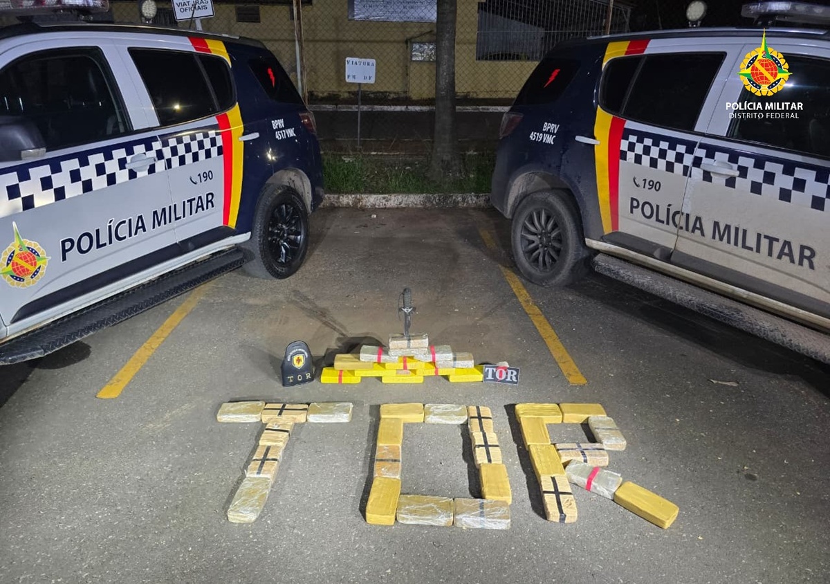 Homem é preso no DF com 30 tabletes de crack e seis de cocaína