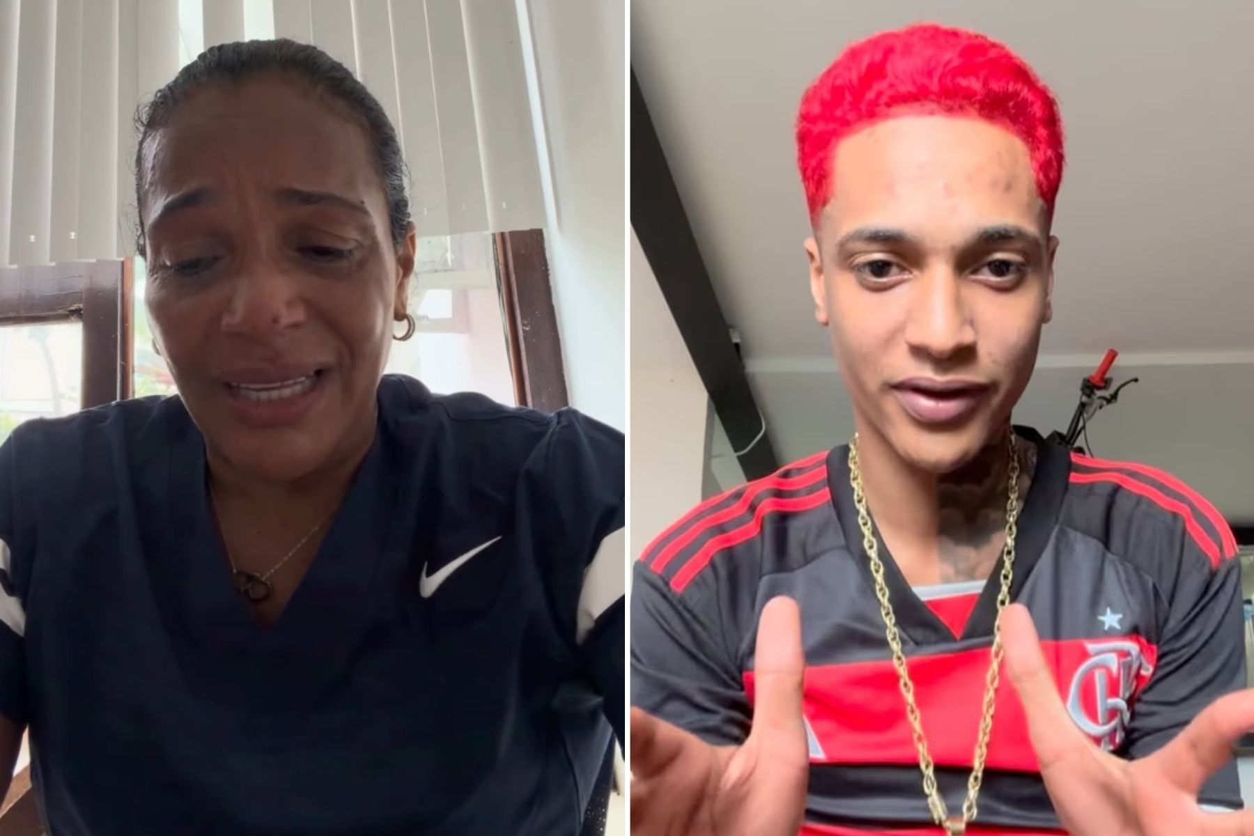 Mãe de Oruam chora e faz desabafo sobre possível prisão do filho