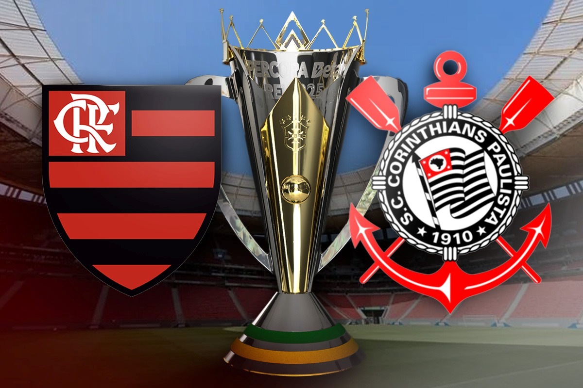 Metrópoles sorteia setores das torcidas de Flamengo e Corinthians na Supercopa; acompanhe