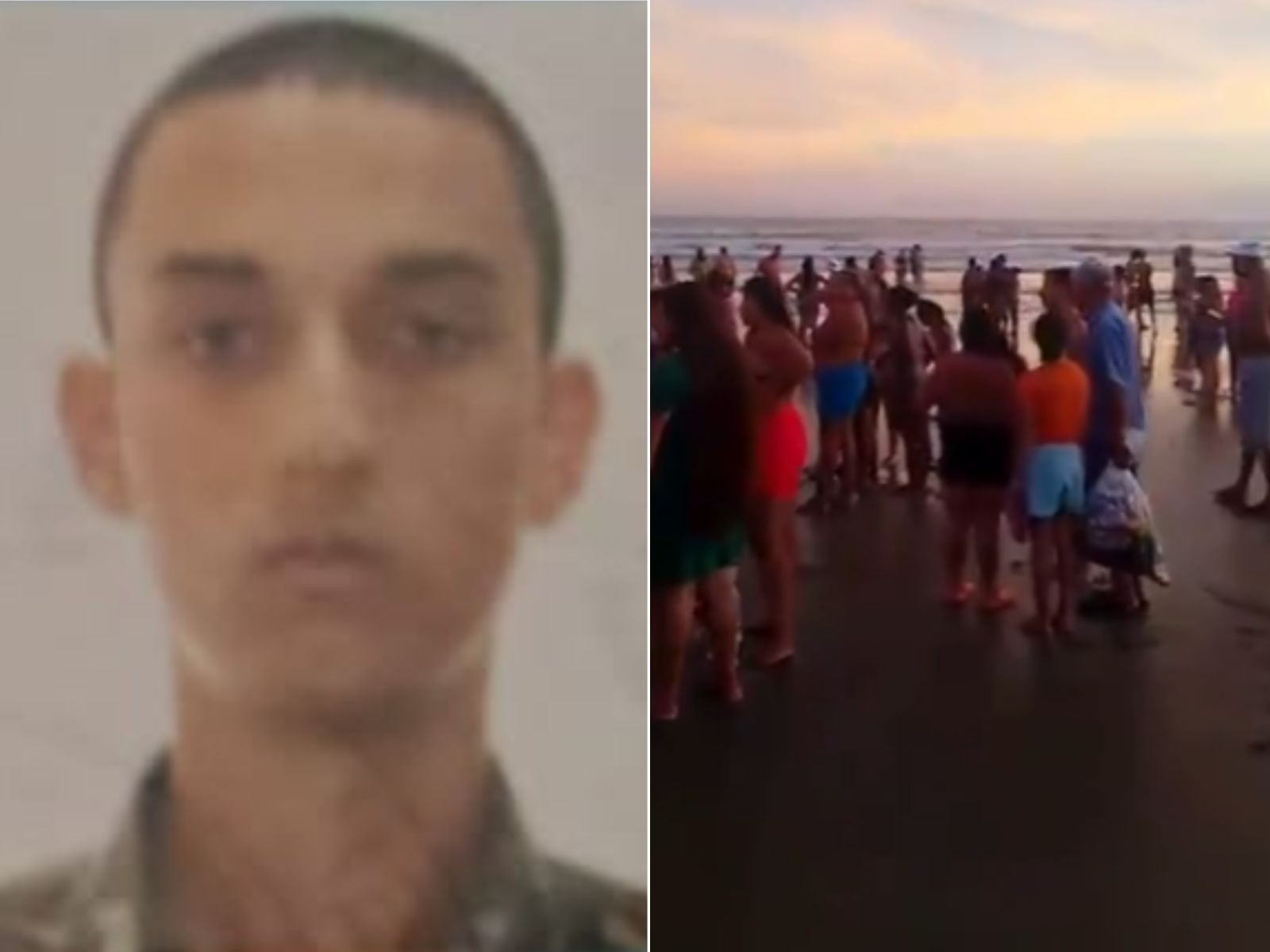 Militar do Exército que sumiu no mar ao tentar salvar irmão é encontrado morto no litoral 