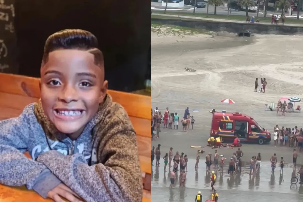 Morre criança de 10 anos que se afogou com o tio em Praia Grande