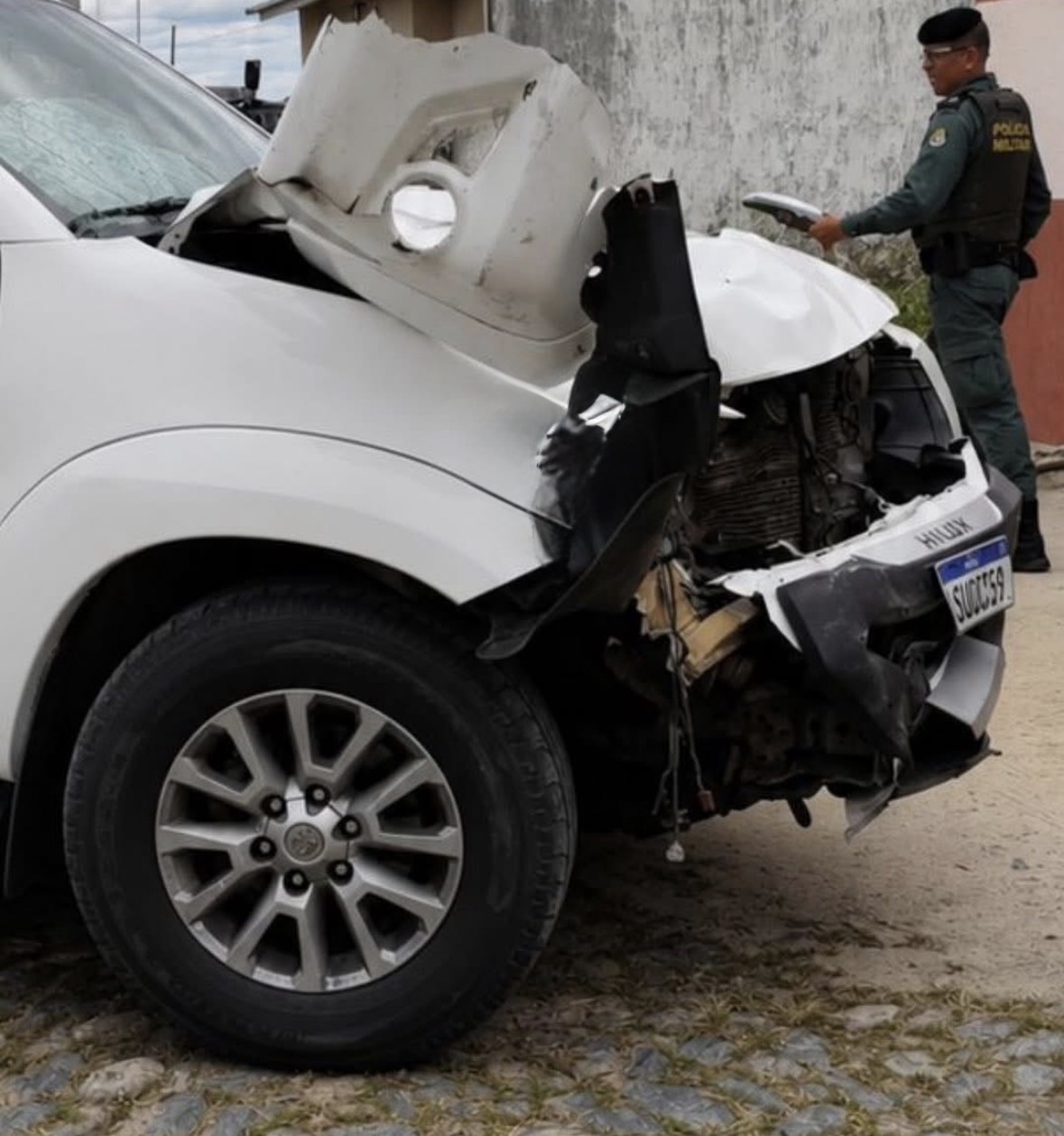 Motociclista Merece Justiça: Veja o Localização do Hilux Suspeito do Acidente em Nova Russas