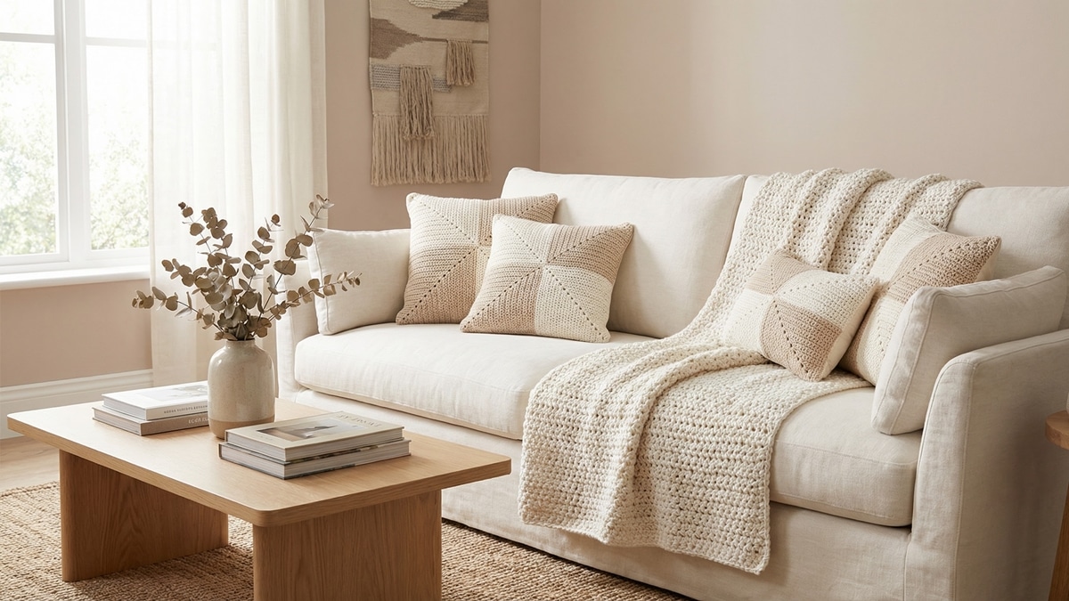 Mude a sua decoração com 6 ideias lindas de Crochê Moderno