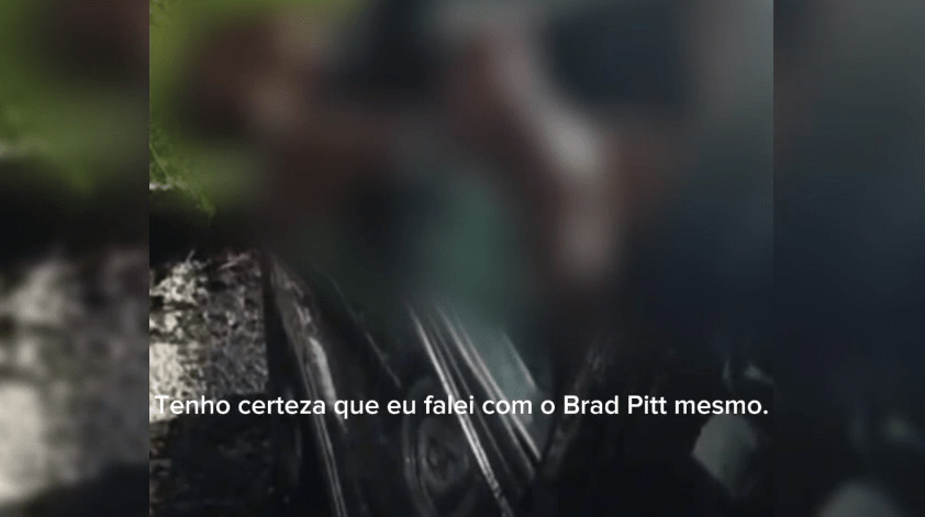 Mulher que acreditou em caso com Brad Pitt diz que ação foi “brincadeira”