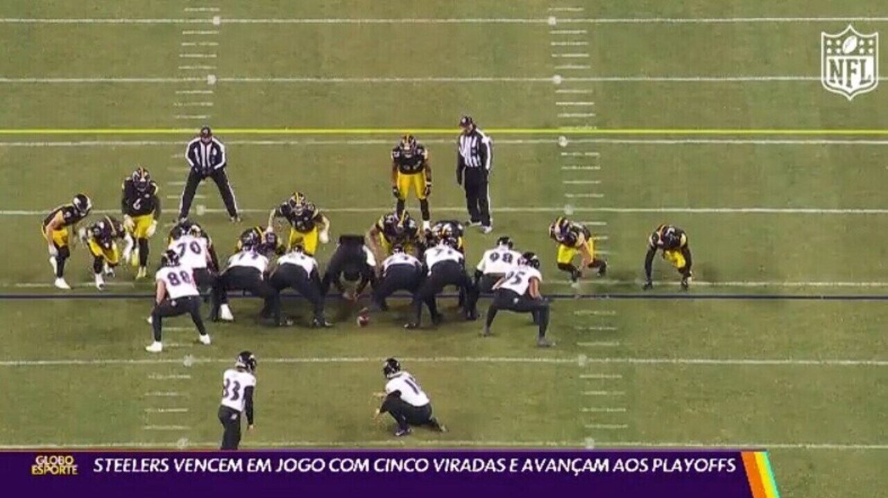 Padre benzeu campo dos Steelers antes de chute errado dos Ravens