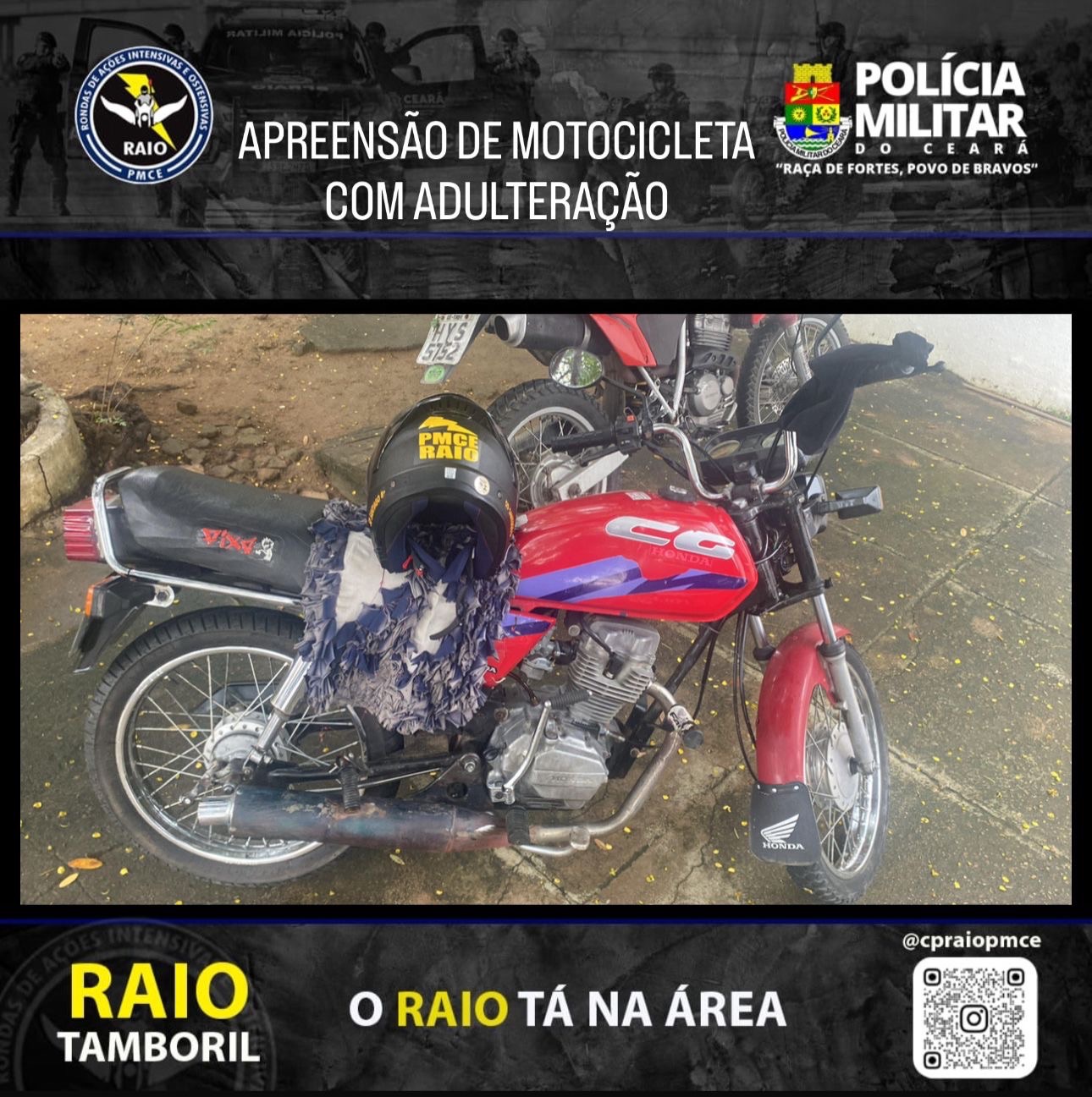 Polícia cumpre mandado de prisão em Tamboril após abordagem a motorista suspeito