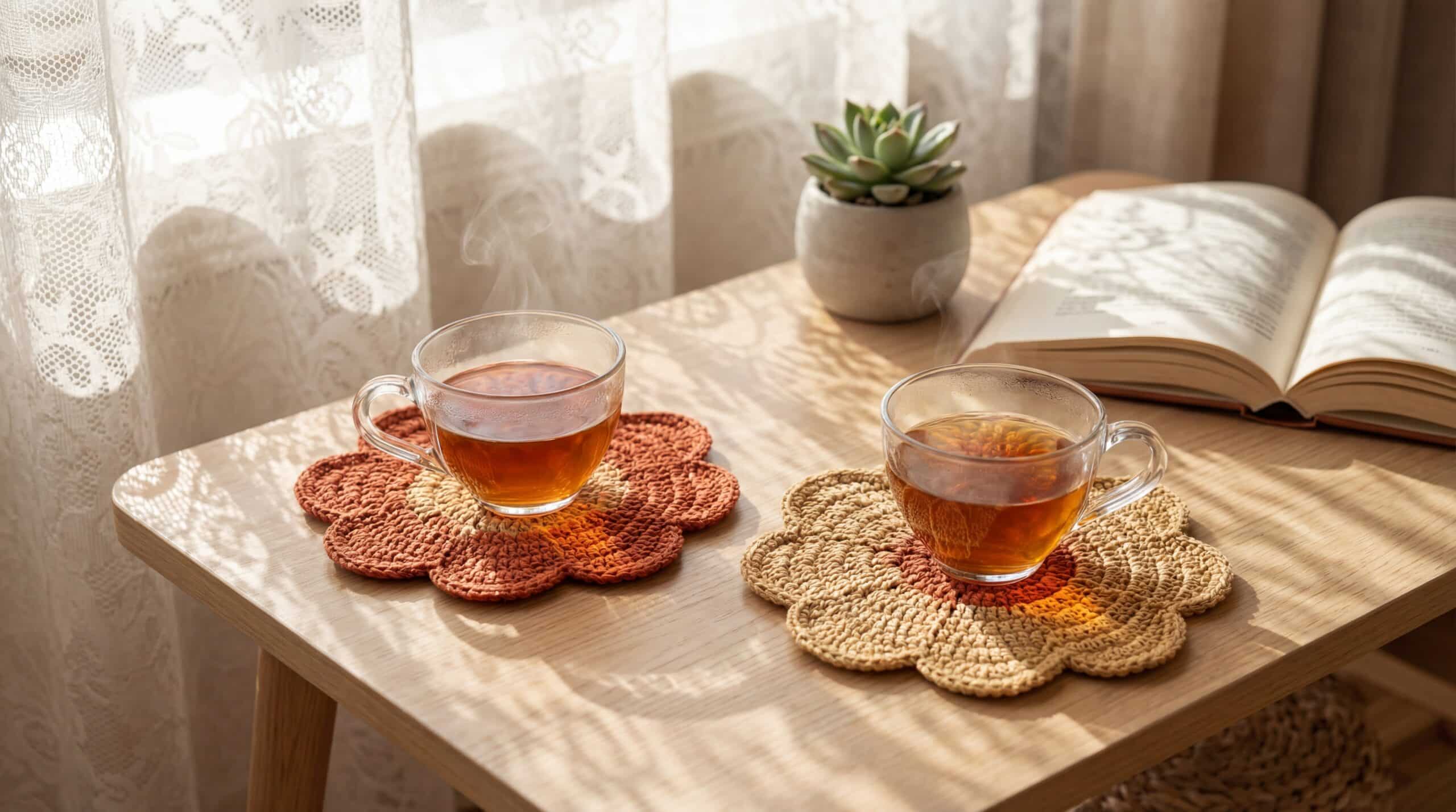Porta-copos de Crochê: A Defesa Elegante e Sustentável para Seus Móveis e Mesa